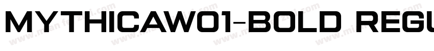 MythicaW01-Bold Regu字体转换